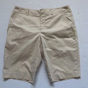Polo Ralph Lauren Women's Golf Bermuda Shorts Beige Size 4